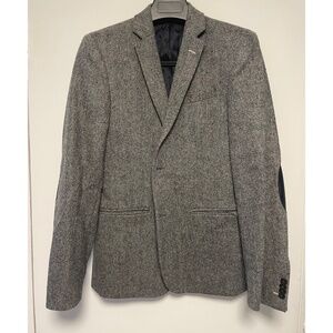 H&M Herringbone Lambswool Sports Coat / Blazer - Men's - 38R